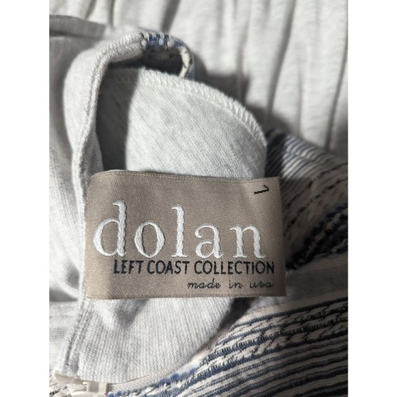 Anthropologie Dolan Left Coast Grey Sleeveless Woven Pattern Bodice Dress sz L - Picture 5 of 6